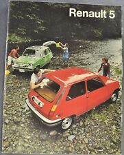 1976 renault catalog for sale  Olympia
