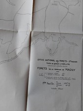 Cartes forêts commune d'occasion  Avallon