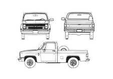 Photo blueprint chevrolet for sale  UK