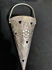 Silver cone shape for sale  Shipping to Ireland