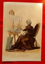 Gravure aquaréllée xixè d'occasion  Figeac