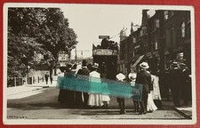 NORBURY, CROYDON TRAM TO PURLEY, SUBÚRBIOS DE LONDRES, CASA DE CARTAS RP ANIMADA C1912 comprar usado  Enviando para Brazil