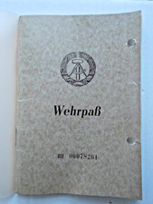 Ddr ausweise wehrpass gebraucht kaufen  Erfurt
