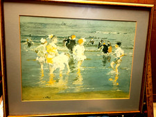 Beach children print for sale  Waterford