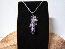 Amethyst dragon pendant for sale  Schenectady