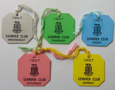 5 emblemas Henley Royal Regatta Leander Club - 1987 quarta a domingo comprar usado  Enviando para Brazil