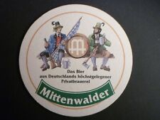 Bierdeckel brauerei mittenwald gebraucht kaufen  Rehau