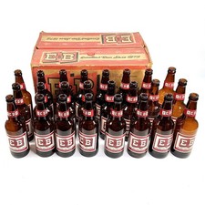 Estojo de cerveja de papelão E & B Brewing com 24 garrafas vazias de 16 oz Dubuque Iowa, usado comprar usado  Enviando para Brazil
