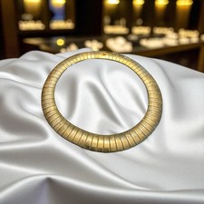 Gold tone ribbed for sale  Pittsburgh