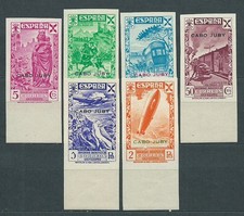 Cabo juby Wohlfahrt 1938 Edifil 1/6s Ohne Auszacken MNH comprar usado  Enviando para Brazil
