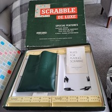 Scrabble deluxe board for sale  PRESTON
