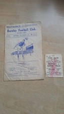 Burnley aston villa for sale  ACCRINGTON