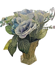 Silk blue roses for sale  Missouri City