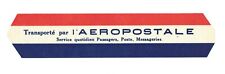 ETIQUETA DE BAGAGEM AÉREA AEROPOSTALE ORIGINAL DOS ANOS 1930, em perfeito estado, NH. comprar usado  Enviando para Brazil