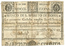 Scudi cedola banco usato  Pignataro Maggiore