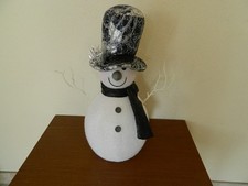 Schneemann figur beleuchtet gebraucht kaufen  Horneburg