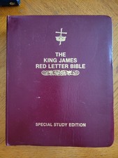The King James Red Letter Bible Special Study Edition, usado comprar usado  Enviando para Brazil