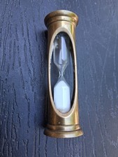 Ancien sablier laiton d'occasion  Le Chesne