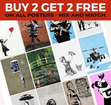 Banksy posters graffiti for sale  MANCHESTER