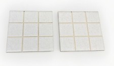 2 peças Sal e pimenta 4-1/4" azulejo cerâmica nariz de touro pontuado brilhante American Olean comprar usado  Enviando para Brazil