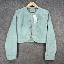 Suede cropped jacket for sale  SHREWSBURY