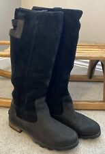 Black sorel boots for sale  SUDBURY