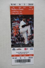 Giants rockies 2014 for sale  Cleveland