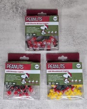 Conjunto de 3 luzes LED de Natal Peanuts Snoopy Woodstock Charlie Brown Works comprar usado Conjunto de 3 luzes LED de Natal Peanuts Snoopy Woodstock Charlie Brown Works comprar usado  Enviando para Brazil