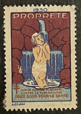 Selos de viagem: selos de caridade da França Cinderela 1930 luta contra a tuberculose comprar usado  Enviando para Brazil