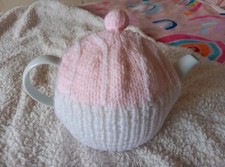 Hand knitted pink for sale  COLCHESTER