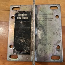 Engine lift plate for sale  Ridgeway