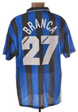 CAMISA DE FUTEBOL INTER MILAN ITÁLIA 1996/1997 CASA UMBRO XL #27 BRANCA, usado comprar usado  Enviando para Brazil