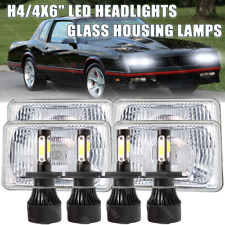 Usado, Fit Chevrolet Monte Carlo SS 1980-1988 4 peças 4x6" polegadas faróis de LED feixe Hi-Lo comprar usado  Enviando para Brazil