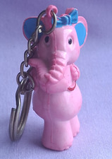 Chaveiro vintage de plástico rígido rosa elefante #4 comprar usado  Enviando para Brazil