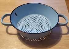 Emaillesieb alt antik gebraucht kaufen  Burg