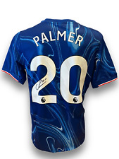 CAMISETA LOCAL FIRMADA POR COLE PALMER CHELSEA FC 2024/25 PALMER 20 (CERTIFICADO DE AUTENTICIDAD AFTAL) segunda mano  Embacar hacia Argentina