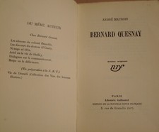 Maurois andré bernard d'occasion  Caluire-et-Cuire