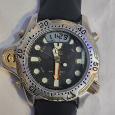 Usado, C023-089405 Y CITIZEN PROMASTER AQUALAND RELÓGIO MOSTRADOR PRETO R-228 G comprar usado  Enviando para Brazil