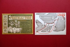 Due cartoncini pubblicitari usato  Italia