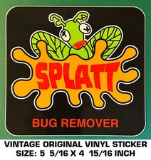 REMOVEDOR DE INSETOS SPLATT - ADESIVO DECALQUE DE VINIL ORIGINAL VINTAGE - PRODUTOS AUTOMOTIVOS comprar usado  Enviando para Brazil