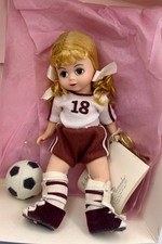 Madame Alexander Soccer Girl-Sports Collection 8" 1997 Blue Eye caixa original comprar usado  Enviando para Brazil