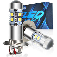 Usado, Kit de conversão de lâmpada de neblina LED 2 peças H3 lâmpada DRL branca super brilhante 6000K 200W comprar usado  Enviando para Brazil