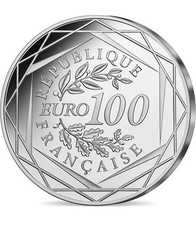 Moneta 100 argento usato  Gravina in Puglia