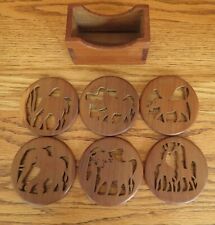 Wooden coasters handcrafted for sale  Charlotte