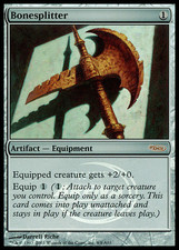 Mtg bonesplitter foil usato  Italia
