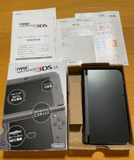 Novo Nintendo 3DS LL XL preto metálico console de jogos sistema portátil Japão com caixa 2, usado comprar usado  Enviando para Brazil