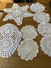 Vintage white crochet for sale  THIRSK