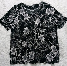Vintage black floral for sale  Hillsboro