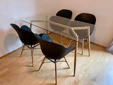 Glass esstisch 4 gebraucht kaufen  Freising
