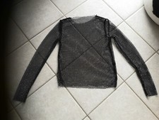 Glitzer netzshirt langarm gebraucht kaufen  Fischbachtal